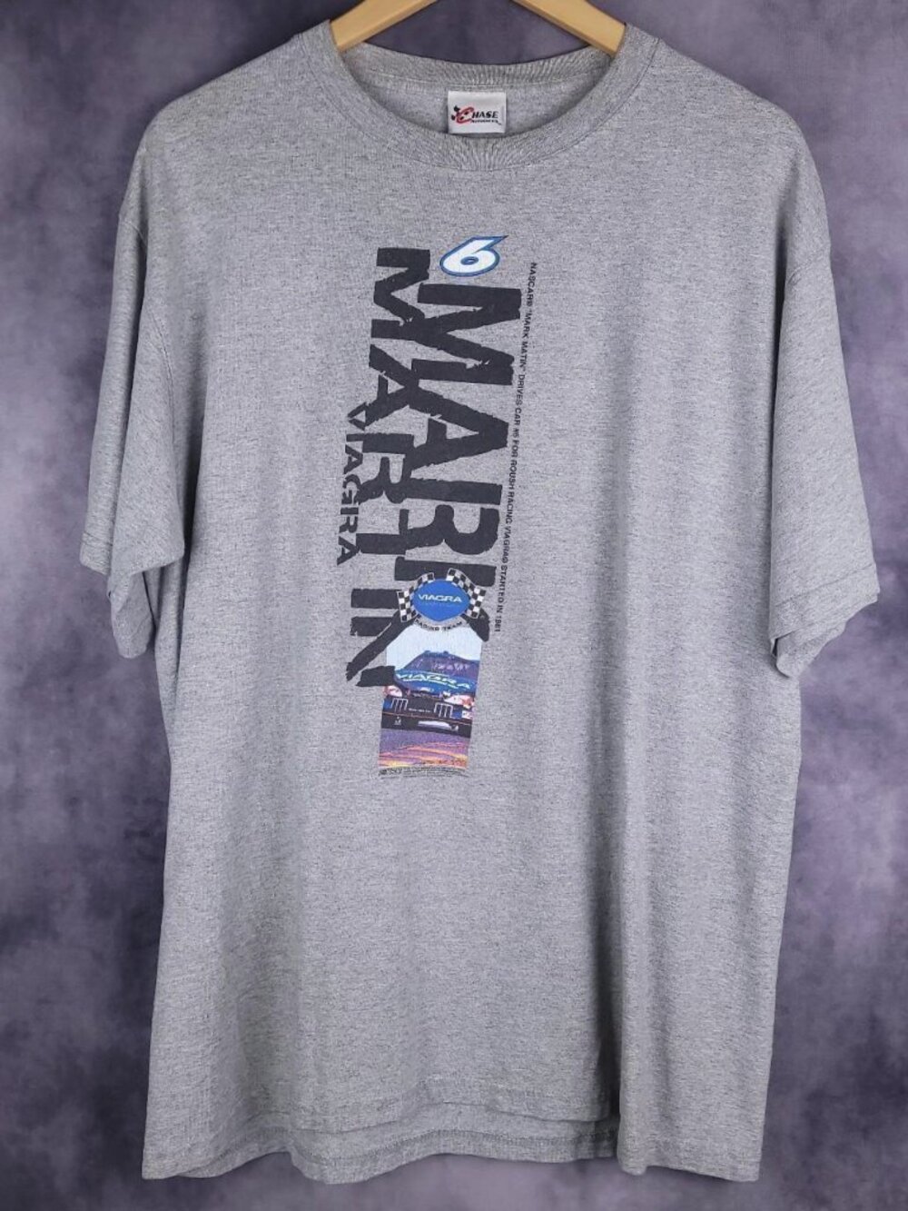 Chase Authentics Nascar Racing Mark Martin ironic humor shirt